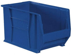 Akro-Mils - 200 Lb. Load Capacity, 20" Deep, Yellow Polymer Hopper Stacking Bin - 6" High x 12-3/8" Wide x 20" Long - Caliber Tooling