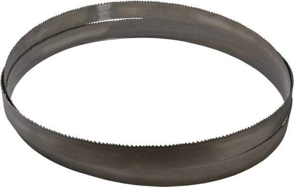 Starrett - 5 to 8 TPI, 12' 6" Long x 1-1/4" Wide x 0.042" Thick, Welded Band Saw Blade - Bi-Metal, Toothed Edge, Modified Tooth Set, Contour Cutting - Caliber Tooling