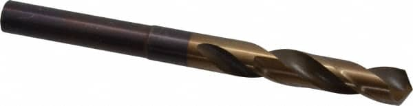 Hertel - 17/32" Drill, 118° Point, Cobalt Silver Deming & Reduced Shank Drill Bit - Caliber Tooling