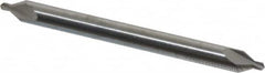 Hertel - #1 Plain Cut 60° Incl Angle Solid Carbide Combo Drill & Countersink - Caliber Tooling