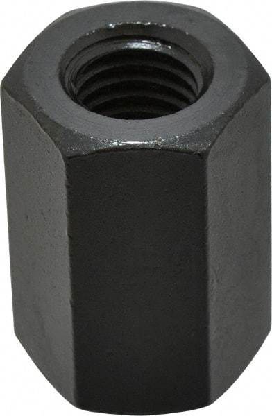 Gibraltar - 5/8-11 UNC, 1-5/8" OAL Steel Standard Coupling Nut - Black Oxide Coated, 1-1/16" Width Across Flats - Caliber Tooling