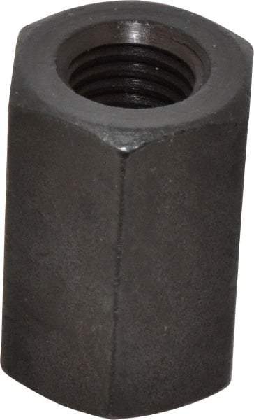 Gibraltar - 3/4-10 UNC, 1-7/8" OAL Steel Standard Coupling Nut - Black Oxide Coated, 1-1/4" Width Across Flats - Caliber Tooling