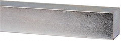 Made in USA - 12" Long x 1" High x 1" Wide, Zinc-Plated Undersized Key Stock - C1018 Steel - Caliber Tooling