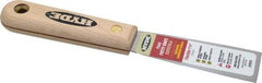 Hyde Tools - 1-1/4" Wide Steel Putty Knife - Flexible, Hardwood Handle, 7-3/4" OAL - Caliber Tooling