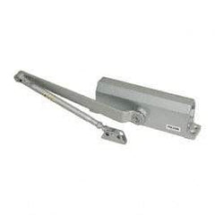 Falcon - 36" Door Width, Light-Duty ADA Complaint Door Closer Manual Damper - Aluminum Finish - Caliber Tooling