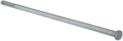 Value Collection - 1/2-13 UNC, 15" Length Under Head Hex Head Cap Screw - Partially Threaded, Grade 2 Steel, Zinc-Plated Finish, 3/4" Hex - Caliber Tooling