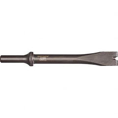 Mayhew - 1/2" Head Width, 6-1/4" OAL, Slotting Tool Chisel - Round Drive, Round Shank, Steel - Caliber Tooling