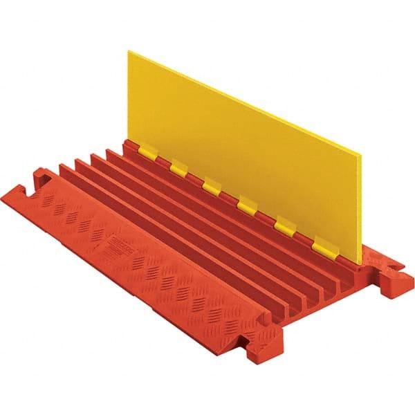 Checkers - On Floor Cable Covers Cover Material: Polyurethane Number of Channels: 5 - Caliber Tooling