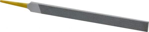 PFERD - 6" Swiss Pattern Regular Pillar File - Double Cut, 1/2" Width Diam x 5/32" Thick, With Tang - Caliber Tooling