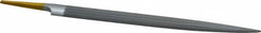 PFERD - 8" Swiss Pattern Half Round File - 3/4" Width Diam x 7/32" Thick, With Tang - Caliber Tooling