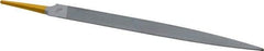 PFERD - 8" Swiss Pattern Half Round File - 3/4" Width Diam x 7/32" Thick, With Tang - Caliber Tooling