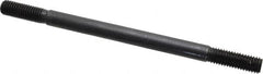 Gibraltar - 1/2-13 8" OAL Equal Double Threaded Stud - Alloy Steel, Black Oxide Finish, 1-1/2" Equal Thread Length - Caliber Tooling