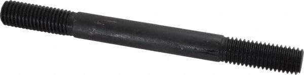 Gibraltar - 5/8-11 7" OAL Equal Double Threaded Stud - Alloy Steel, Black Oxide Finish, 1-3/4" Equal Thread Length - Caliber Tooling