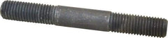 Gibraltar - 3/4-10 6" OAL Equal Double Threaded Stud - Alloy Steel, Black Oxide Finish, 2" Equal Thread Length - Caliber Tooling