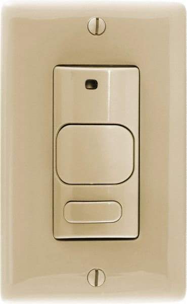 Hubbell Wiring Device-Kellems - 400 Square Ft. Coverage, Infrared Motion Sensor Wall Switch - 800 at 120 V Incandescent, 1,000 at 120 V and 1,800 at 277 V Fluorescent, 120 to 277 VAC, Ivory - Caliber Tooling