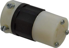 Leviton - 250 VAC, 15 Amp, L6-15R Configuration, Industrial Grade, Self Grounding Connector - 1 Phase, 2 Poles, 0.245 to 0.7 Inch Cord Diameter - Caliber Tooling