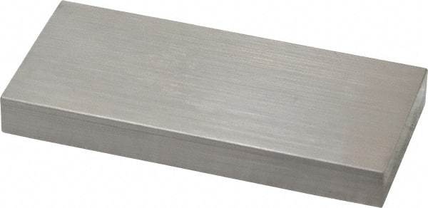 Mitutoyo - 3" Rectangular Steel Gage Block - Accuracy Grade AS-1, Includes Certificate of Inspection - Caliber Tooling