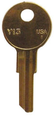 Made in USA - Yale Key Blank - Brass - Caliber Tooling