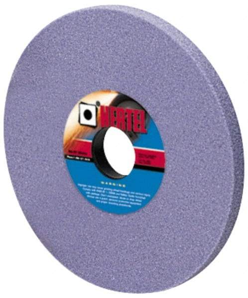 Camel Grinding Wheels - 7" Diam x 1-1/4" Hole x 1/2" Thick, K Hardness, 150 Grit Surface Grinding Wheel - Aluminum Oxide, Type 1, Very Fine Grade, 3,760 Max RPM, Vitrified Bond, No Recess - Caliber Tooling