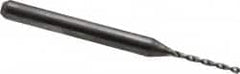 Hertel - #59, 130° Drill Point, 1/8" Shank Diam, Fast Spiral Circuit Board Drill Bit - Caliber Tooling