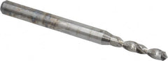 Hertel - #43, 130° Drill Point, 1/8" Shank Diam, Fast Spiral Circuit Board Drill Bit - Caliber Tooling