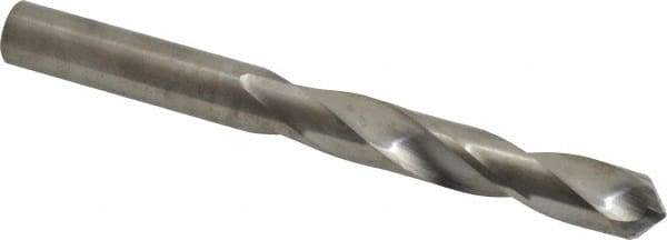 Hertel - 12mm 118° Solid Carbide Jobber Drill - Bright Finish, Right Hand Cut, Spiral Flute, Straight Shank, 4-3/4" OAL, Standard Point - Caliber Tooling