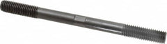 Gibraltar - 5/8-11 8" OAL Equal Double Threaded Stud - Alloy Steel, Black Oxide Finish, 1-3/4" Equal Thread Length - Caliber Tooling