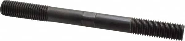 Gibraltar - 3/4-10 8" OAL Equal Double Threaded Stud - Alloy Steel, Black Oxide Finish, 2" Equal Thread Length - Caliber Tooling