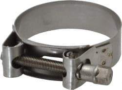 Mikalor - 2-13/32" Hose, 0.78" Wide x 0.04" Thick, T-Bolt Hose Clamp - 2.32 to 2.48" Diam, Stainless Steel - Caliber Tooling