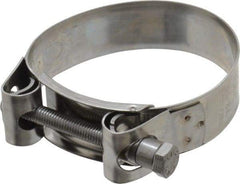 Mikalor - 3" Hose, 0.98" Wide x 0.04" Thick, T-Bolt Hose Clamp - 2.87 to 3.11" Diam, Stainless Steel - Caliber Tooling