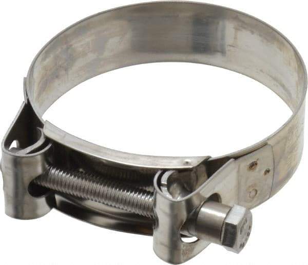 Mikalor - 3-1/4" Hose, 0.98" Wide x 0.04" Thick, T-Bolt Hose Clamp - 3.11 to 3.35" Diam, Stainless Steel - Caliber Tooling