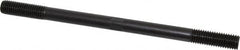 Gibraltar - 5/8-11 10" OAL Equal Double Threaded Stud - Alloy Steel, Black Oxide Finish, 1-3/4" Equal Thread Length - Caliber Tooling