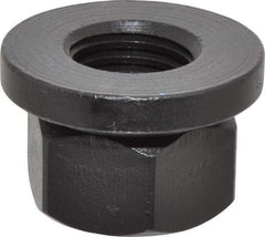 Gibraltar - M20x2.50, 40mm Flange Diam, 25mm High, 30mm Across Flats, Flange Nut - Grade 12L14 Steel, Black Oxide Finish, 6" Flange Height, TCMAI - Caliber Tooling