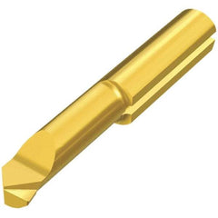 Iscar - 4mm Min Bore Diam, 15mm Max Bore Depth, 4mm Shank Diam, Profile Boring Bar - 0.0039" Corner Radius, Left Hand Cut, Solid Carbide, TiCN/TiN Finish - Exact Industrial Supply