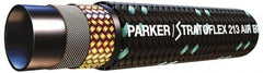 Parker - -20 Hose Size, 1-1/8" ID x 1.49" OD, 300 psi Work Pressure Hydraulic Hose - 55" Long Coil, 4-1/2" Radius, Synthetic Rubber, -50°F to 302°F - Caliber Tooling