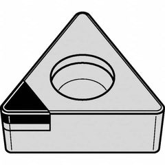 Kennametal - TCGW21.51 F Grade KD1425 Polycrystalline Diamond (PCD) Turning Insert - 60° Triangle, 1/4" Inscr Circle, 3/32" Thick, 1/64" Corner Radius - Caliber Tooling