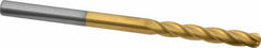 Hertel - 3/16" Diam, 1-1/8" LOC, 4 Flute Solid Carbide Ball End Mill - TiN Finish, Single End, 3" OAL, 3/16" Shank Diam - Caliber Tooling