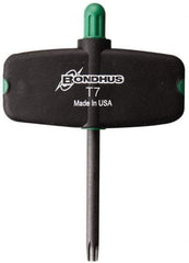 Bondhus - T7 Torx Plus Key - Wing Handle, Protanium High Torque Steel, 2" Length Under Head - Caliber Tooling