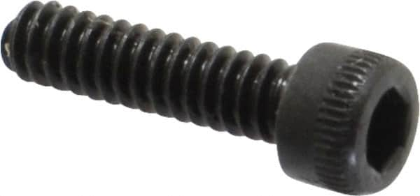 Holo-Krome - #4-40 UNC Hex Socket Drive, Socket Cap Screw - Alloy Steel, Black Oxide Finish, Fully Threaded, 7/16" Length Under Head - Caliber Tooling