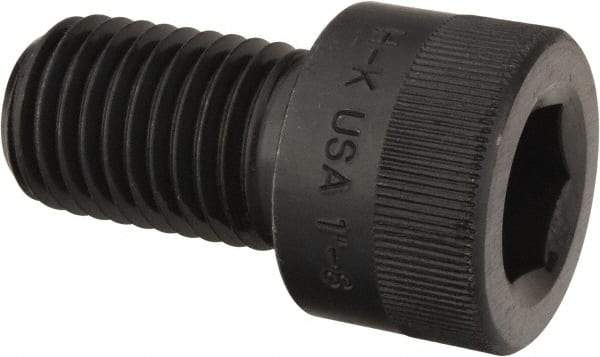 Holo-Krome - 1-8 UNC Hex Socket Drive, Socket Cap Screw - Alloy Steel, Black Oxide Finish, Fully Threaded, 1-3/4" Length Under Head - Caliber Tooling