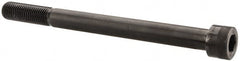 Holo-Krome - 1-8 UNC Hex Socket Drive, Socket Cap Screw - Alloy Steel, Black Oxide Finish, Partially Threaded, 12" Length Under Head - Caliber Tooling