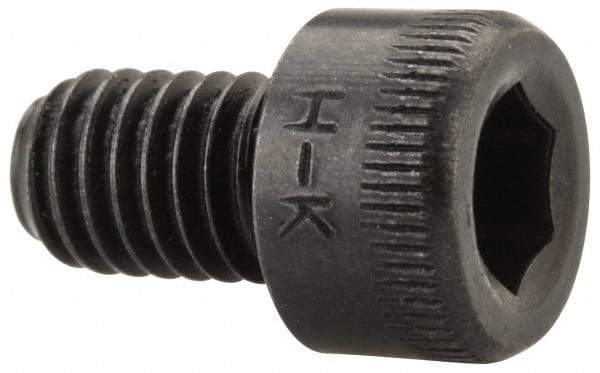 Holo-Krome - #10-32 UNF Hex Socket Drive, Socket Cap Screw - Alloy Steel, Black Oxide Finish, Fully Threaded, 5/16" Length Under Head - Caliber Tooling