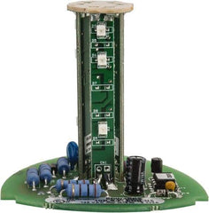 Edwards Signaling - LED Lamp, Blue, Flashing, Stackable Tower Light Module - 120 VAC, 0.02 Amp, IP54, IP65 Ingress Rating, 3R, 4X NEMA Rated, Panel Mount, Pipe Mount - Caliber Tooling