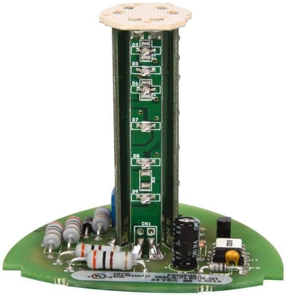 Edwards Signaling - LED Lamp, Red, Flashing, Stackable Tower Light Module - 24 VDC, 0.06 Amp, IP54, IP65 Ingress Rating, 3R, 4X NEMA Rated, Panel Mount, Pipe Mount - Caliber Tooling