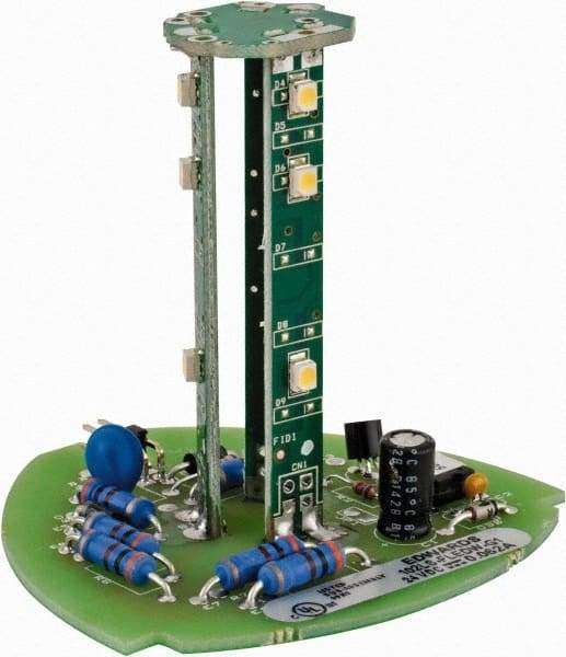 Edwards Signaling - LED Lamp, White, Flashing, Stackable Tower Light Module - 24 VDC, 0.06 Amp, IP54, IP65 Ingress Rating, 3R, 4X NEMA Rated, Panel Mount, Pipe Mount - Caliber Tooling