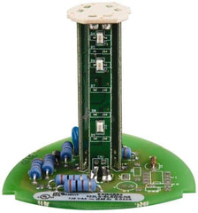 Edwards Signaling - LED Lamp, Green, Steady, Stackable Tower Light Module - 120 VAC, 0.02 Amp, IP54, IP65 Ingress Rating, 3R, 4X NEMA Rated, Panel Mount, Pipe Mount - Caliber Tooling