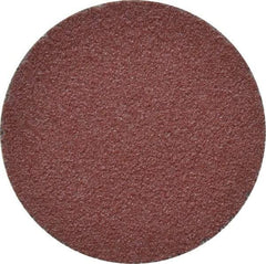 3M - 1-1/2" Disc Diam, 120 Grit, Aluminum Oxide Quick Change Disc - Type R Attaching System, Coated, Brown, Fine Grade, 30,000 RPM, 361F Series - Caliber Tooling