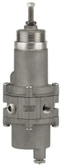 ARO/Ingersoll-Rand - 3/8" NPT Port 1 Piece Filter/Regulator FRL Unit - Stainless Steel Bowl, 20 SCFM, 250 Max psi, 8.35" High, Manual Drain - Caliber Tooling