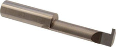 Scientific Cutting Tools - 0.063" Groove Width, 3/8" Min Hole Diam, 1-1/4" Max Hole Depth, Retaining Ring Grooving Tool - 0.11" Projection, 1-1/4" Shank Length, 2-1/2" OAL, Solid Carbide, Uncoated - Exact Industrial Supply