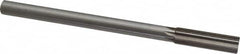 Interstate - 0.66" High Speed Steel 6 Flute Chucking Reamer - Straight Flute, 9/16" Straight Shank, 2-1/4" Flute Length, 9" OAL - Caliber Tooling